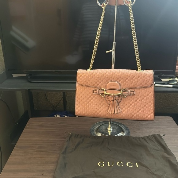 Gucci Handbags - Authentic Gucci Microguccisimma shoulder bag-